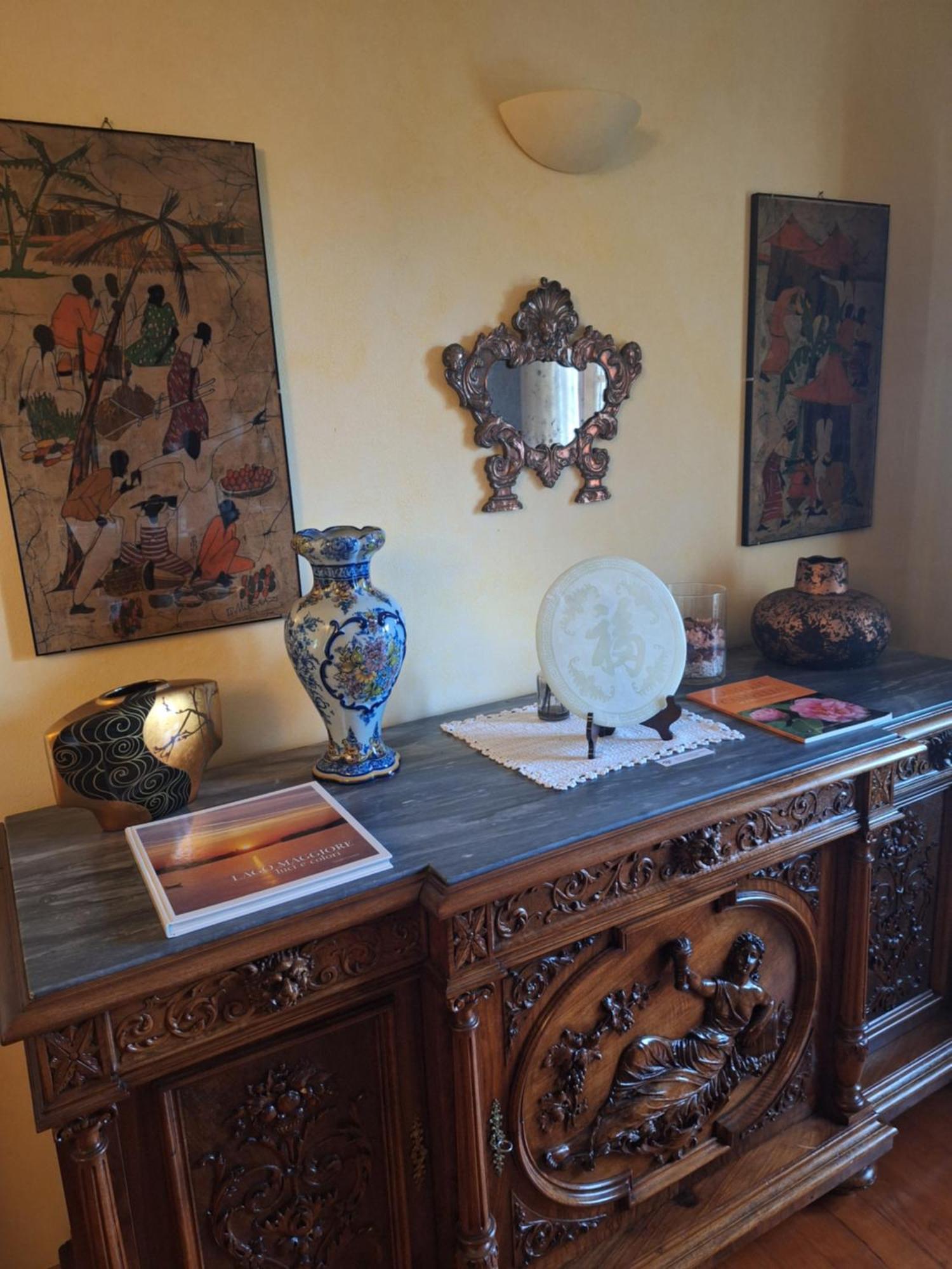 L'Ortensia Della Villa Isabella, Camera Con Vista Lago, Balcone Sul Parco E Bagno Esclusivo All'Esterno Della Camera Stresa Exteriér fotografie